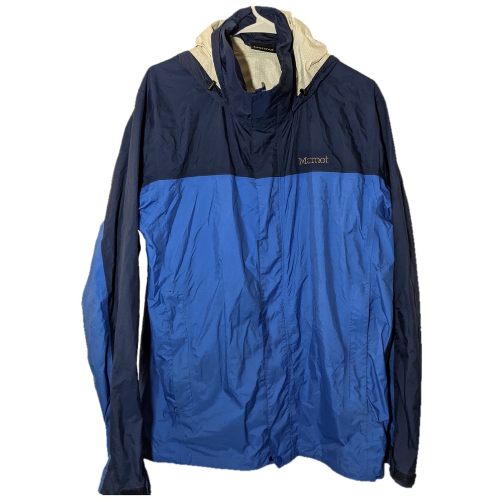Marmot blue outdoor windbreaker